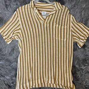 Zara Collar Shirt Medium Relaxed fit